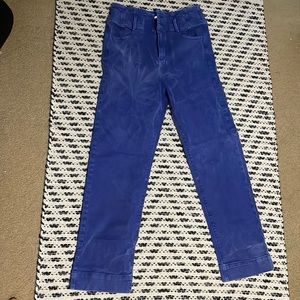 Ann Taylor size 4 blue high waisted straight jeans